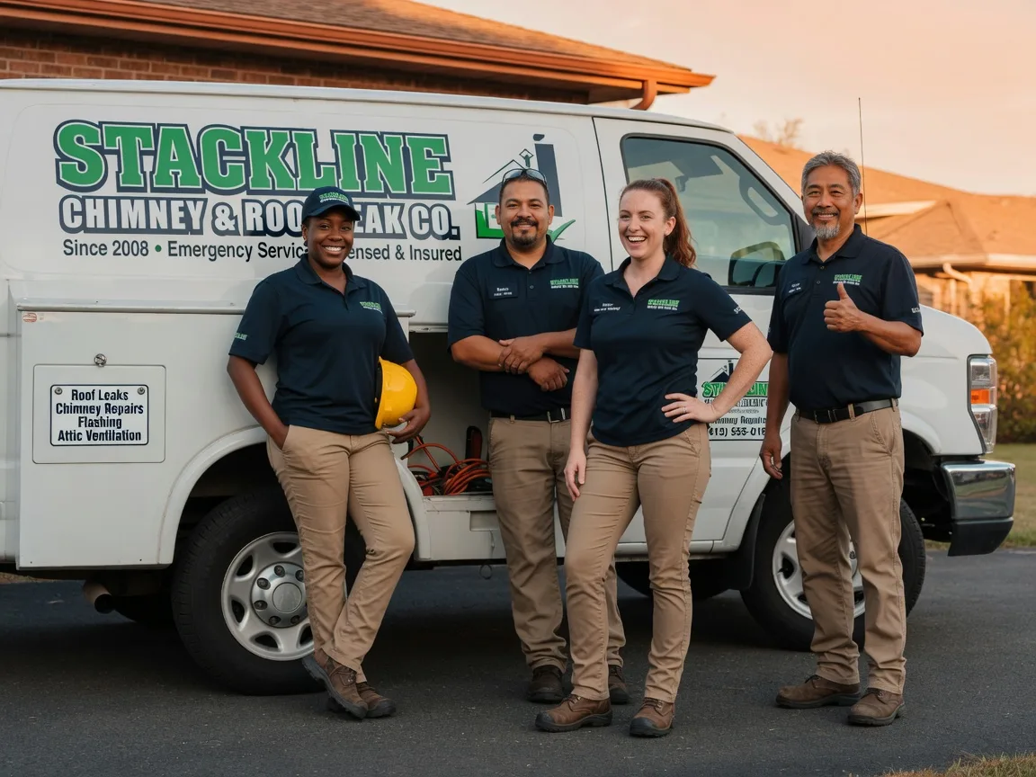 Chimney flashing repair company in Fresno, OH